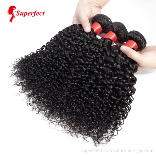 mongolian afro kinky curly human hair weave bundle